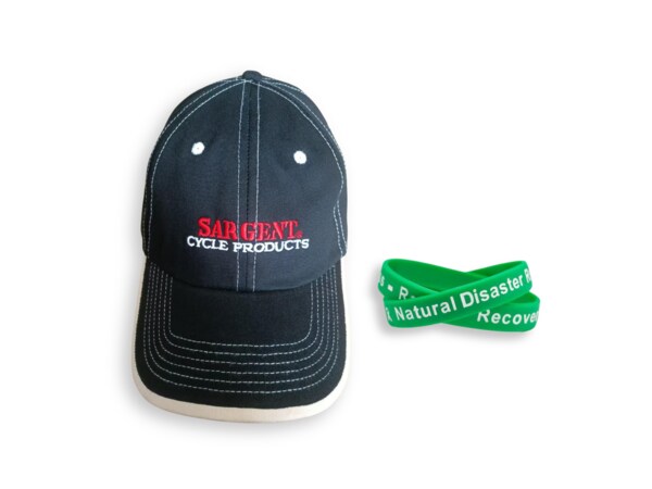 One Sargent Cap and One Green Recovery Bracelet